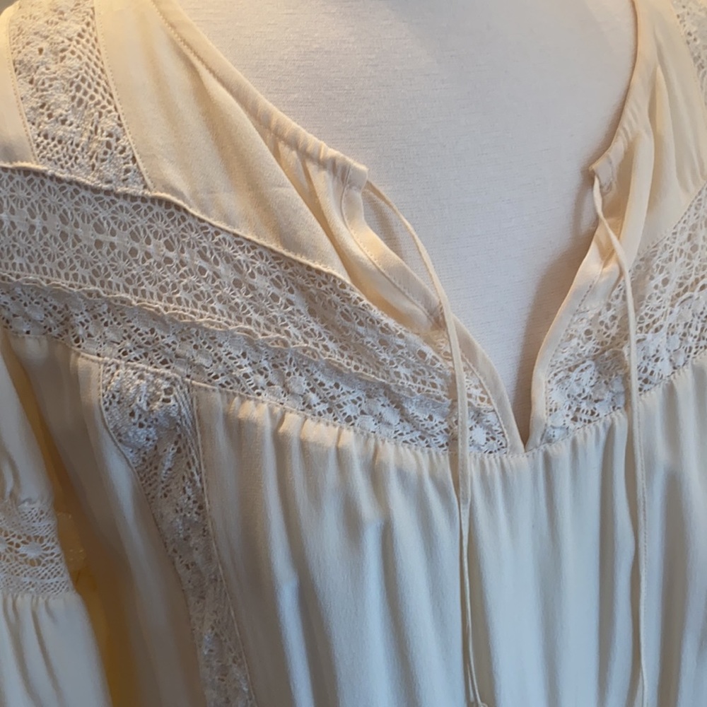 Haute Hippie Silk Lace Maxi Dress - Picture 2 of 7